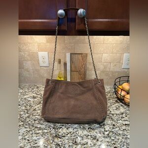 Tory Burch suede shoulder bag